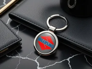 Suzuki Classy Key Fobs Glossy Metal Alloy Quality